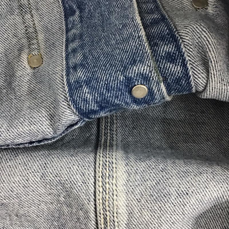 カーハート Carhartt ジャケット、上着 ジャケット、ブレザー デニムジャケット Gジャン アウター カジュアルジャケット ロゴ、文字 インディゴ / インディゴ /  メンズ USED 古着 中古 10137088