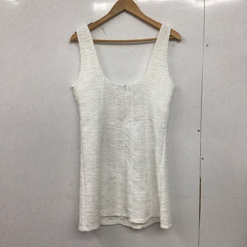 ザラ ZARA ジャンパースカート ジャンパースカート S 無地 白 / ホワイト /  レディース USED 古着 中古 10146962