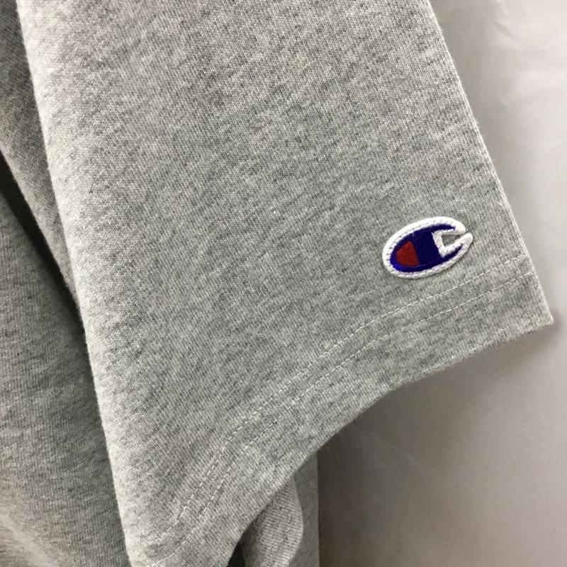 チャンピオン Champion Tシャツ 半袖 c3-z304 ショートスリーブTシャツ プリントTシャツ M ロゴ、文字 灰 / グレー /  メンズ USED 古着 中古 10116597