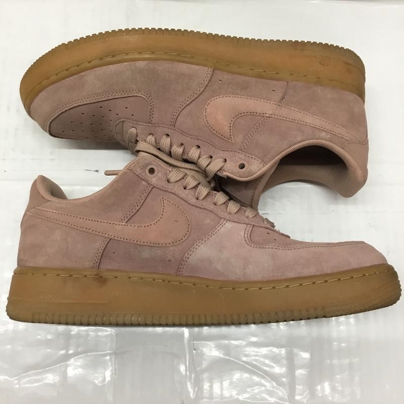 ナイキ NIKE スニーカー スニーカー AA1117-600 AIR FORCE 1 07 LV8 SUEDE 28cm 28.0cm ロゴ、文字 桃 / ピンク / X ベージュ / ベージュ /  メンズ USED 古着 中古 10106866