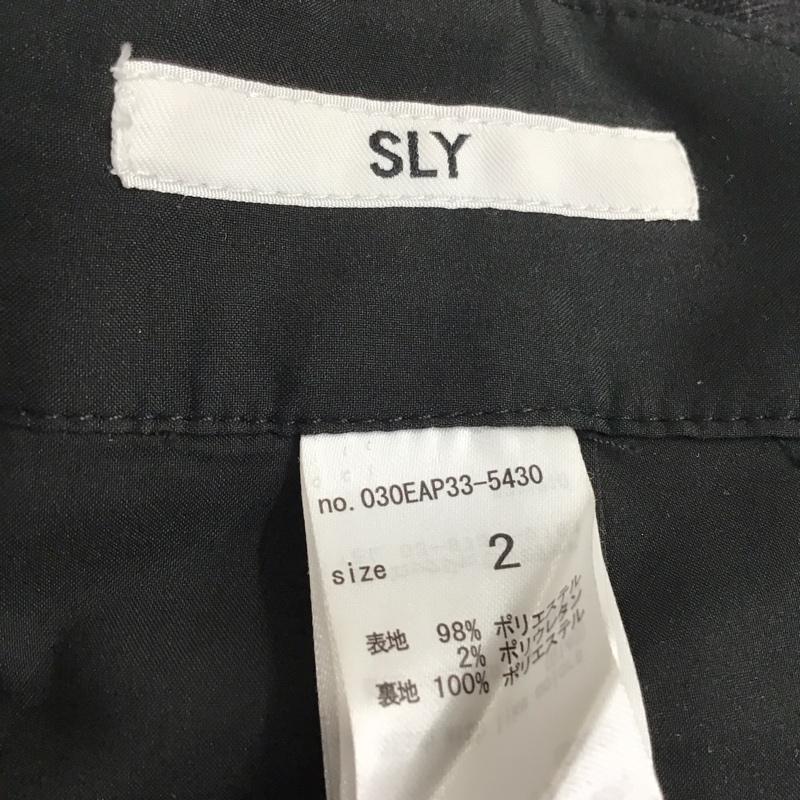 スライ SLY サロペット・オーバーオール サロペット、オーバーオール 030eap33-5430 SLAB WIDE SALOPETTE 2 無地 黒 / ブラック /  レディース USED 古着 中古 10119873