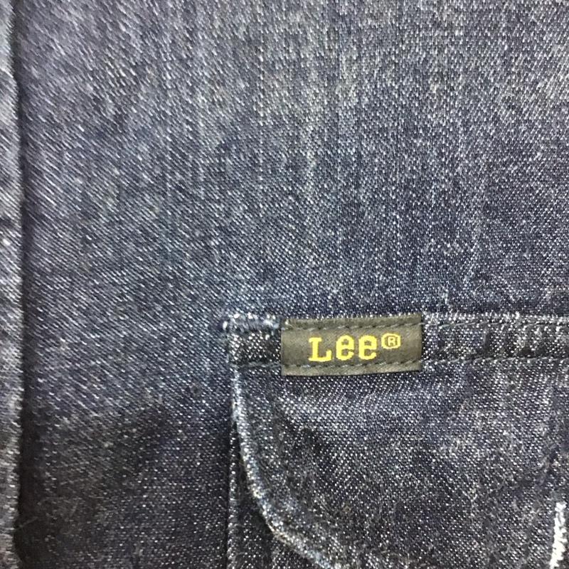 リー Lee シャツ、ブラウス 長袖 GLT048 デニムシャツ XL ロゴ、文字 インディゴ / インディゴ /  メンズ USED 古着 中古 10120202