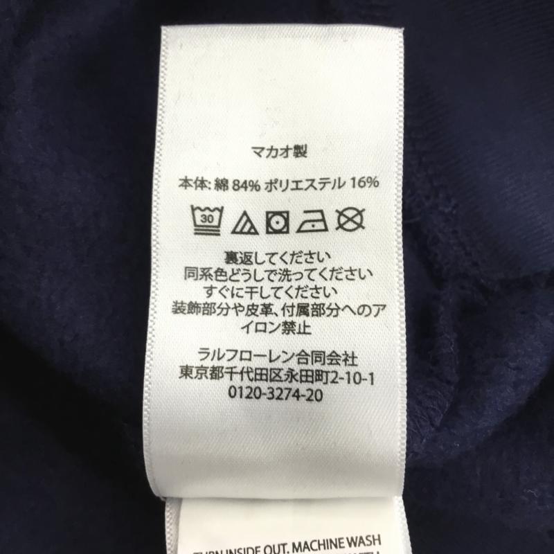 ポロラルフローレン POLO RALPH LAUREN トレーナー 長袖 ポロベア 160cm プリント X キャラクター 紺 / ネイビー /  ボーイズ USED 古着 中古 10135645