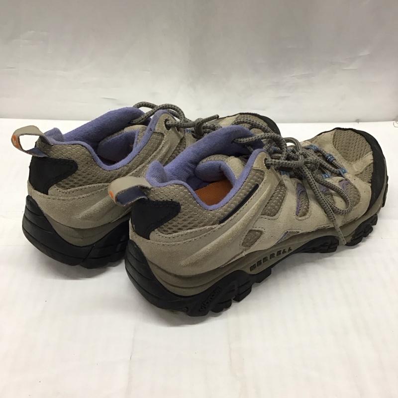 メレル MERRELL アウトドアシューズ アウトドアシューズ J57758 ハイキングシューズ US9 UK6.5 US：9 ロゴ、文字 灰 / グレー / X 黒 / ブラック / X 青 / ブルー /  メンズ USED 古着 中古 10118773