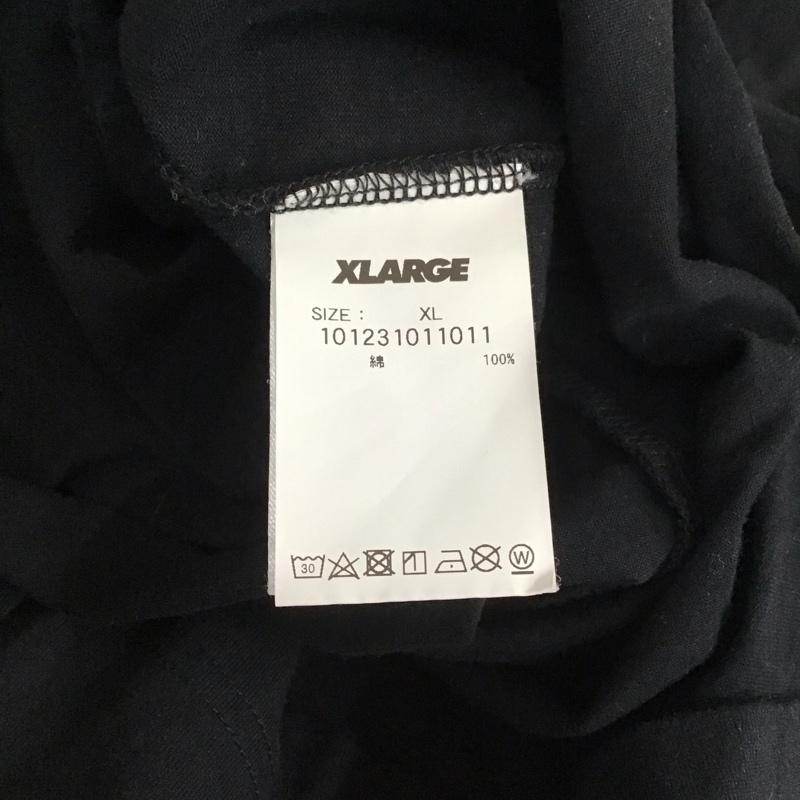 エクストララージ XLARGE Tシャツ 長袖 101231011011 ロンT XL ロゴ、文字 黒 / ブラック /  メンズ USED 古着 中古 10112938