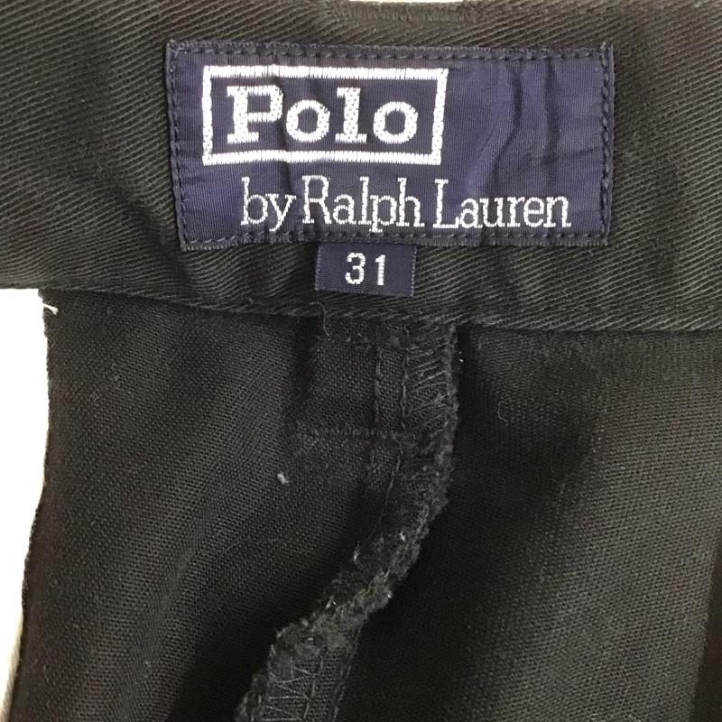 ポロバイラルフローレン Polo by RALPH LAUREN パンツ チノパン PP-RL-CM-0721 コットン 31 ロゴ、文字 黒 / ブラック /  メンズ USED 古着 中古 10106808