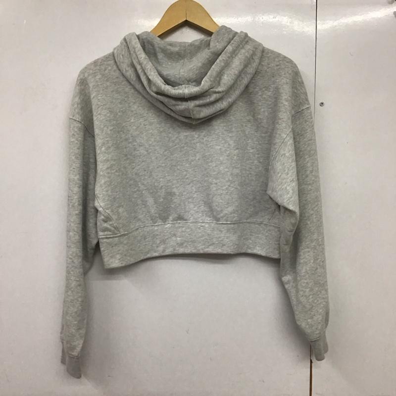 アディダス adidas パーカー 長袖 GN4776 無地 灰 / グレー /  レディース USED 古着 中古 10142117