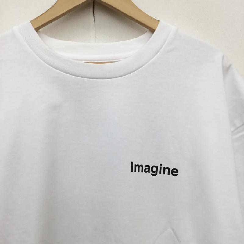 エーシー Acy Tシャツ 半袖 3 ロゴ、文字 白 / ホワイト /  メンズ USED 古着 中古 10151120