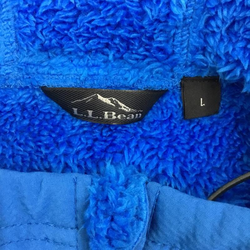 エルエルビーン L.L.Bean ジャケット、上着 ジャケット、ブレザー OLAJ7 マウンテンパーカー 裏フリース L ロゴ、文字 青 / ブルー /  メンズ USED 古着 中古 10112870