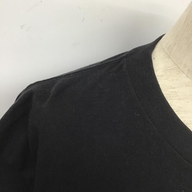 ユニクロ UNIQLO Tシャツ 半袖 341-497775 XXL プリント 黒 / ブラック /  メンズ USED 古着 中古 10105986
