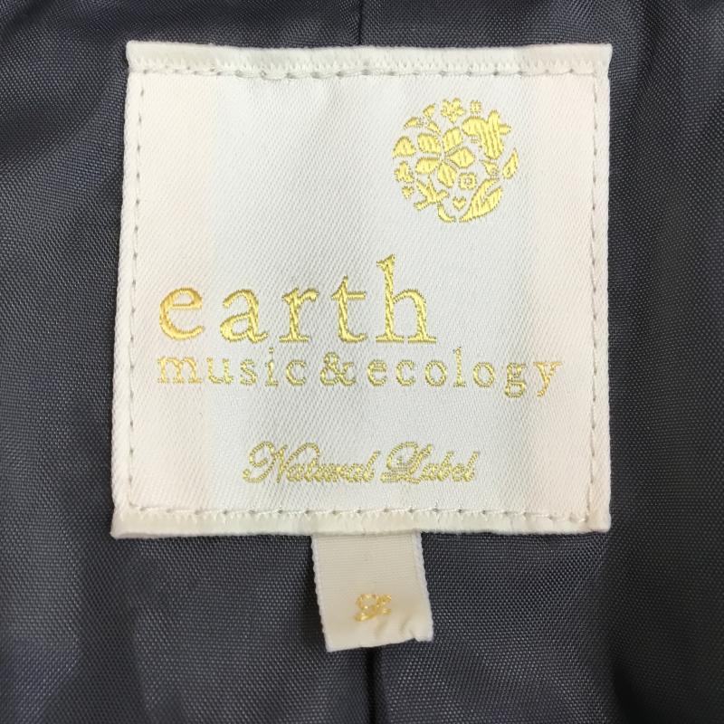 アースミュージックアンドエコロジー earth music&ecology ジャケット、上着 ジャンパー、ブルゾン 18187I20020 L 無地 灰 / グレー /  レディース USED 古着 中古 10144218