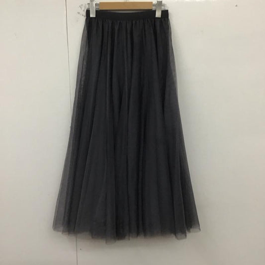 フィフス fifth スカート ロングスカート チュールスカート 無地 灰 / グレー /  レディース USED 古着 中古 10129267