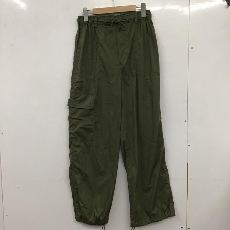 ニコアンド niko and... パンツ ワークパンツ、ペインターパンツ NKN33512AD イージーカーゴパンツ FREE 無地 カーキ / カーキ /  レディース USED 古着 中古 10134680
