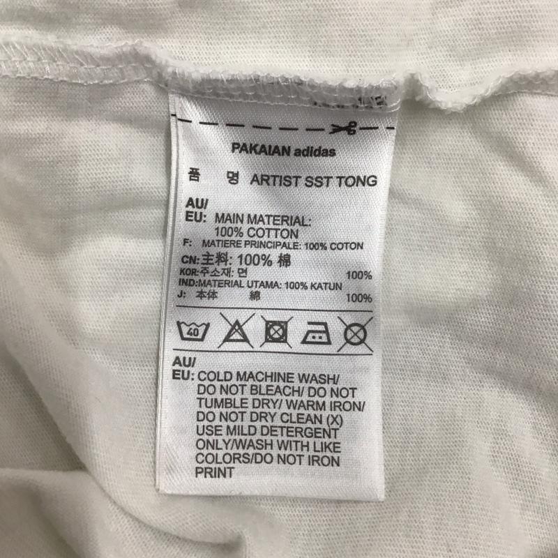 アディダス adidas Tシャツ 半袖 AJ5205 NIGO ロゴ、文字 白 / ホワイト /  メンズ USED 古着 中古 10121189
