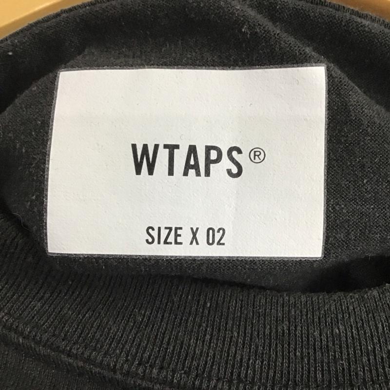 ダブルタップス W)TAPS カットソー 長袖 長袖カットソー 無地カットソー クルーネック 2 無地 ダークグレー / ダークグレー /  メンズ USED 古着 中古 10148306