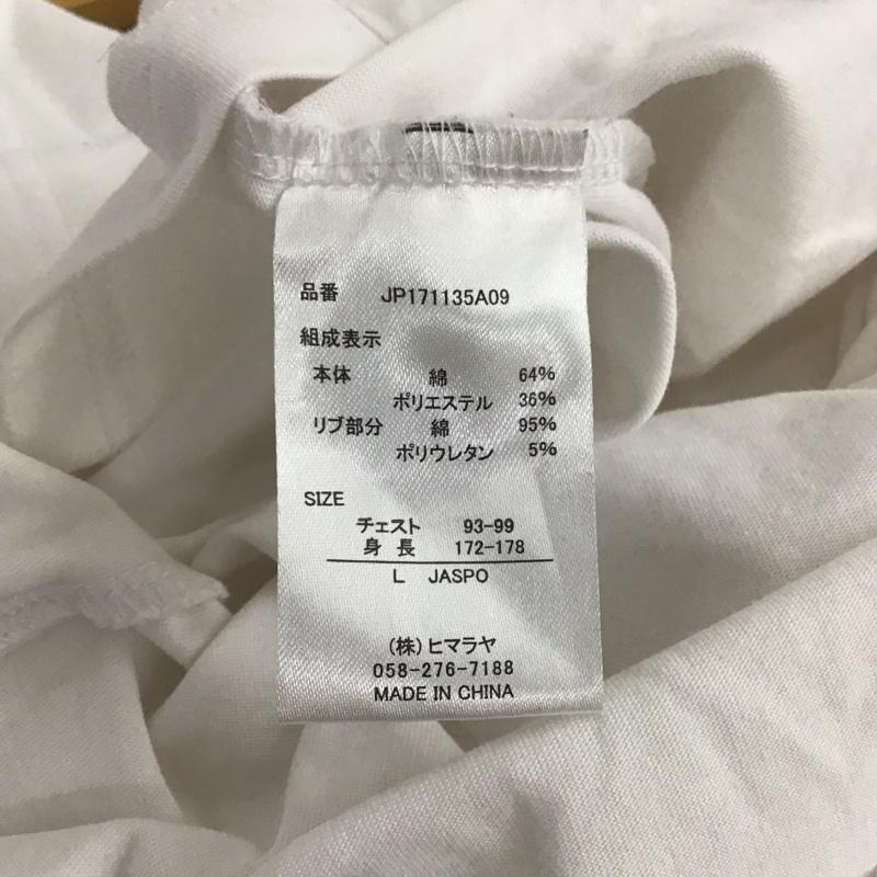 古着 USED カットソー 長袖 長袖カットソー プリントカットソー クルーネック L ロゴ、文字 白 / ホワイト /  メンズ USED 古着 中古 10146843