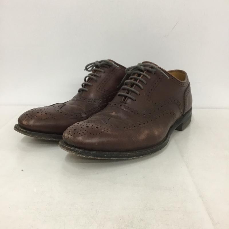 リーガル REGAL 革靴 革靴 J165 ウィングチップ メダリオン ビジネスシューズ 25.5 25.5cm  茶 / ブラウン /  メンズ USED 古着 中古 10140428