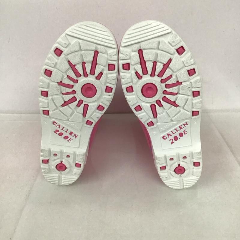 アキレス achilles シューズ シューズ OCB 0590 キッズ レインブーツ レインシューズ 長靴 箱有 20cm 20.0cm ロゴ、文字 桃 / ピンク /  ガールズ USED 古着 中古 10135277