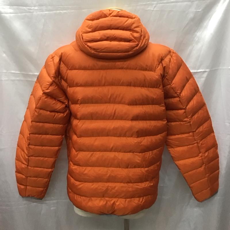 エディーバウアー Eddie Bauer ジャケット、上着 ジャンパー、ブルゾン ジップアップジャケット ジャンパー ダウンジャケット カジュアルジャケット アウター M ロゴ、文字 橙 / オレンジ /  メンズ USED 古着 中古 10110767