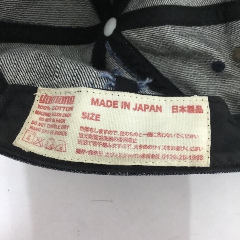 エヴィス EVISU 帽子 キャップ デニムキャップ ポケット ワンポイント 青 / ブルー /  メンズ USED 古着 中古 10148870