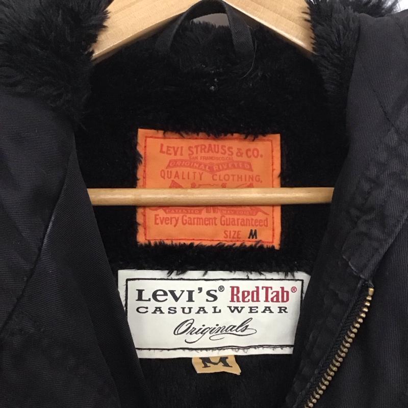 リーバイストラウスアンドコー Levi Strauss & co. ジャケット、上着 ジャケット、ブレザー ジップアップジャケット アウター 裏地ボア M 無地 黒 / ブラック /  メンズ USED 古着 中古 10139056