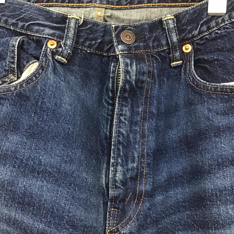 ウエアハウス WAREHOUSE パンツ デニム、ジーンズ デニムパンツ ストレートパンツ ワイドパンツ カジュアルパンツ 36 無地 インディゴ / インディゴ /  メンズ USED 古着 中古 10107005