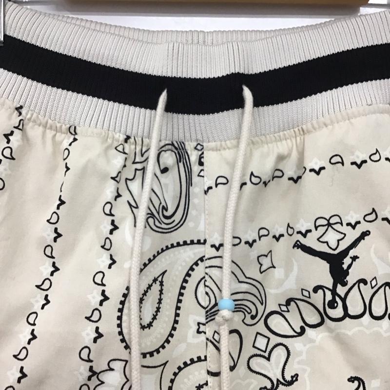 エアジョーダン AIR JORDAN パンツ ショートパンツ do4100-104 AirJordan TravisScott ペイズリーショートパンツ M プリント ベージュ / ベージュ /  メンズ USED 古着 中古 10145059