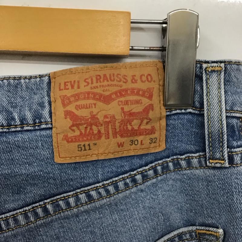 リーバイス Levi s パンツ デニム、ジーンズ 30インチ 無地 水色 / ライトブルー /  メンズ USED 古着 中古 10109889