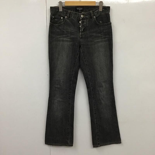 ポロジーンズカンパニー POLOJEANSCO. パンツ デニム、ジーンズ デニムパンツ スリムパンツ カジュアルパンツ Gパン 4 無地 黒 / ブラック /  メンズ USED 古着 中古 10131157