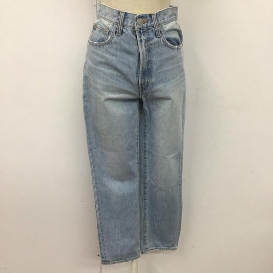 アズールバイマウジー AZUL BY MOUSSY パンツ デニム、ジーンズ 250DSA11-336J HIGH WAIST DENIM STRAIGHT S 無地 水色 / ライトブルー /  レディース USED 古着 中古 10120017
