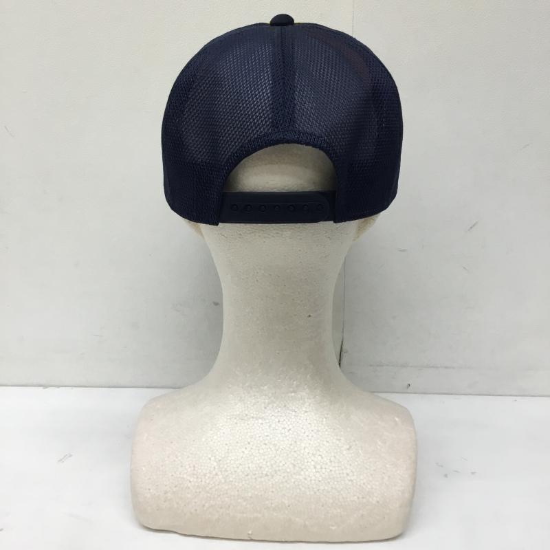 ブコ BUCO 帽子 キャップ ロゴ、文字 紺 / ネイビー / X 黄 / イエロー /  メンズ USED 古着 中古 10140577