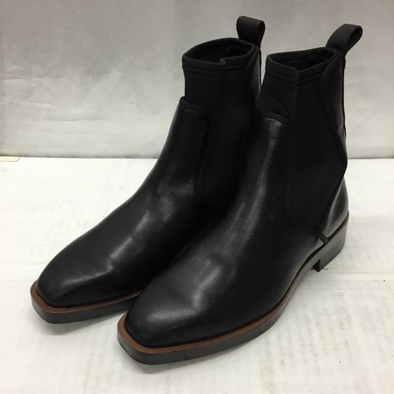 ザラ ZARA ブーツ ショートブーツ 3110 710 040 サイドゴア EU35 無地 黒 / ブラック /  レディース USED 古着 中古 10117600