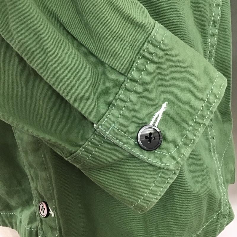 メルシーボークー mercibeaucoup, ジャケット、上着 ジャケット、ブレザー 長袖ジャケット カラージャケット シャツジャケット 3 無地 カーキ / カーキ /  メンズ USED 古着 中古 10123962