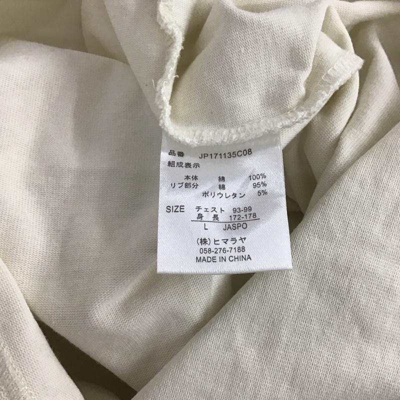 古着 USED Tシャツ 長袖 JP171135C08 ヘビーコットン ロングスリーブ Tシャツ Jeep ロンT L ロゴ、文字 アイボリー / アイボリー /  メンズ USED 古着 中古 10146337