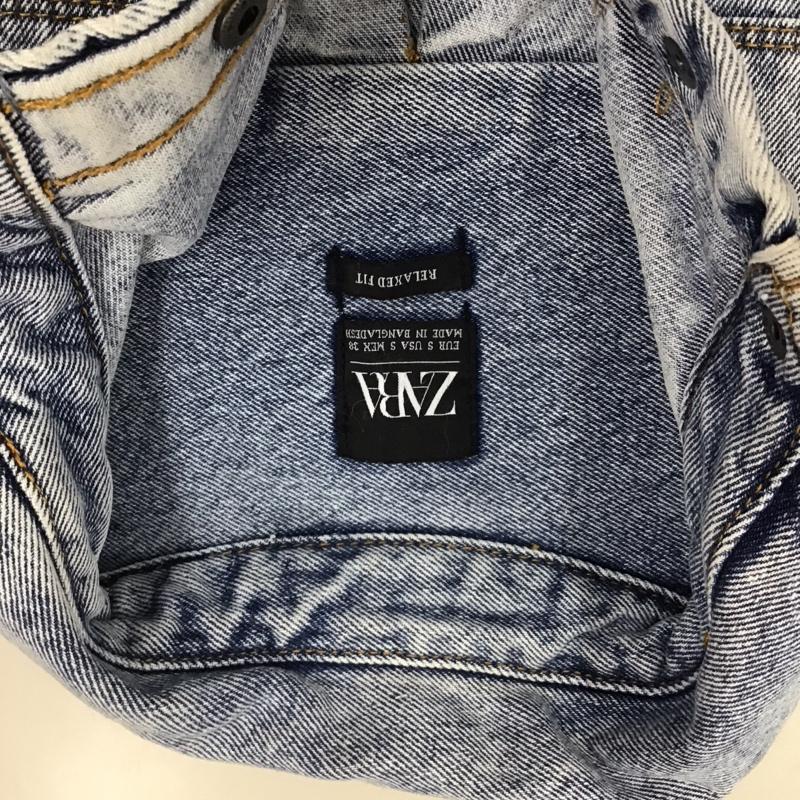 ザラ ZARA シャツ、ブラウス 長袖 デニムシャツ 長袖シャツ カラーシャツ ポケットシャツ S 無地 インディゴ / インディゴ /  メンズ USED 古着 中古 10113170
