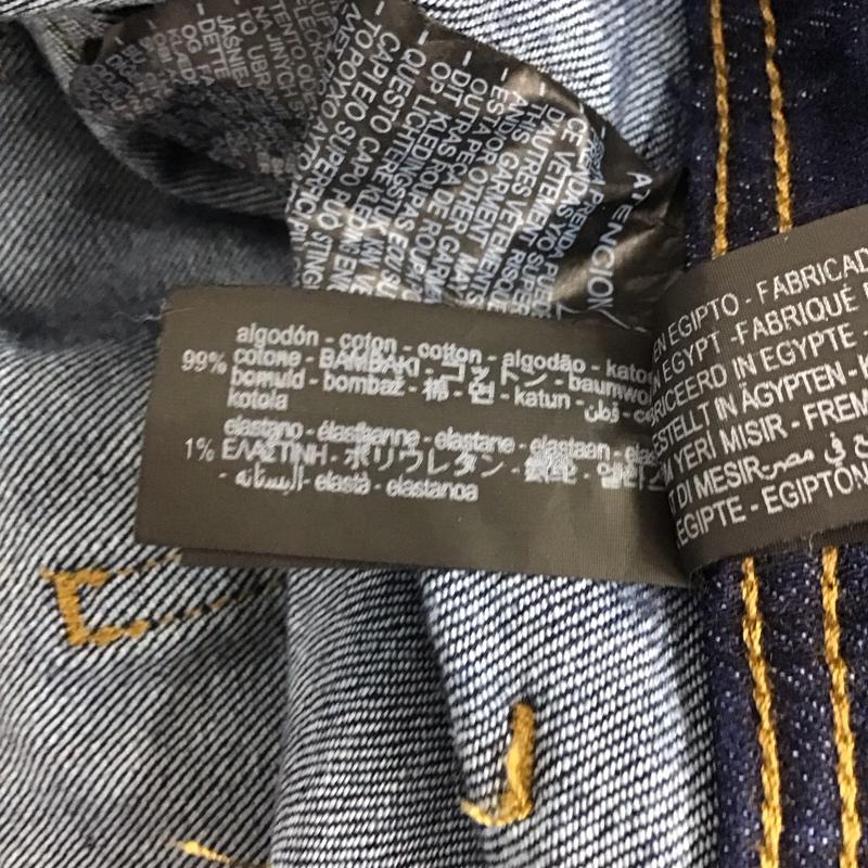 ザラ ZARA パンツ デニム、ジーンズ 9632 250 407 ハイウエスト ワイドパンツ ストレッチ 無地 インディゴ / インディゴ /  レディース USED 古着 中古 10120410