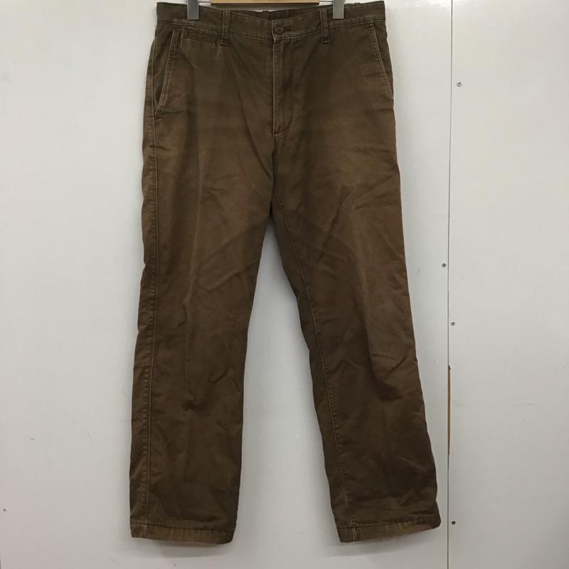 エディーバウアー Eddie Bauer パンツ デニム、ジーンズ デニムパンツ ワイドパンツ カジュアルパンツ 33インチ 無地 茶 / ブラウン /  メンズ USED 古着 中古 10139562