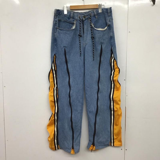 古着 USED パンツ デニム、ジーンズ デニムパンツ ワイドパンツ カジュアルパンツ 古着 リメイク  インディゴ / インディゴ /  メンズ USED 古着 中古 10149981