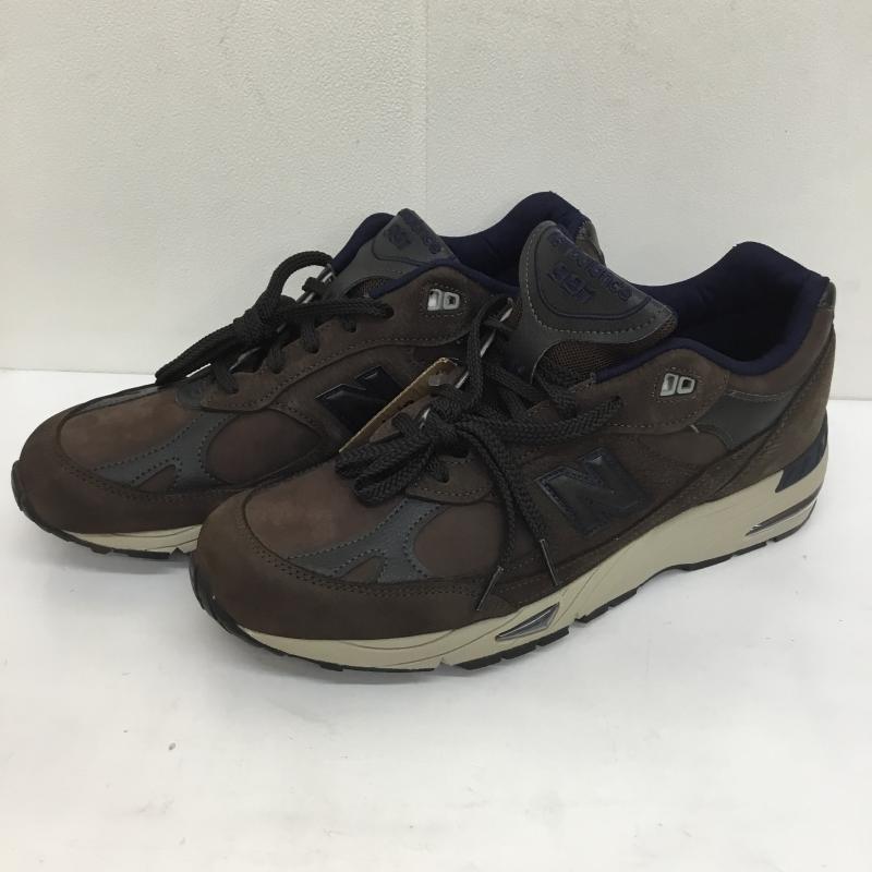 ニューバランス New Balance スニーカー スニーカー M991NBB US：10.5 ロゴ、文字 ダークブラウン / ダークブラウン /  メンズ USED 古着 中古 10105900