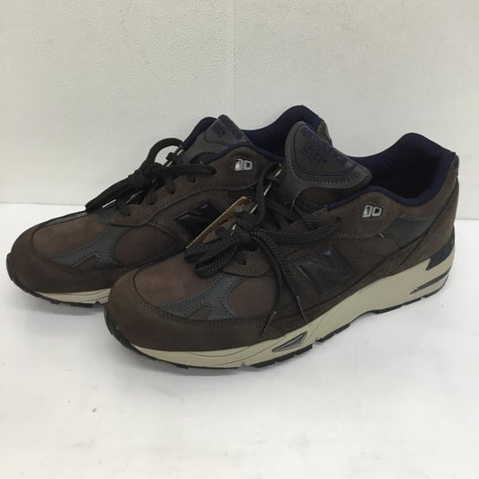 ニューバランス New Balance スニーカー スニーカー M991NBB US：10.5 ロゴ、文字 ダークブラウン / ダークブラウン /  メンズ USED 古着 中古 10105900