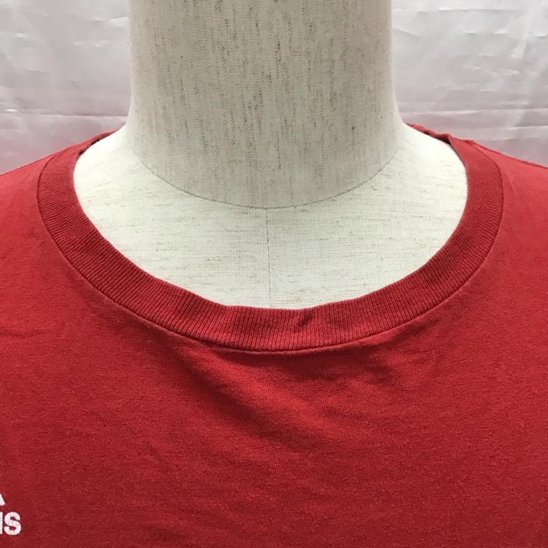 アディダス adidas Tシャツ 半袖 THE GO-TO TEE L ロゴ、文字 ボルドー / ボルドー /  メンズ USED 古着 中古 10117067