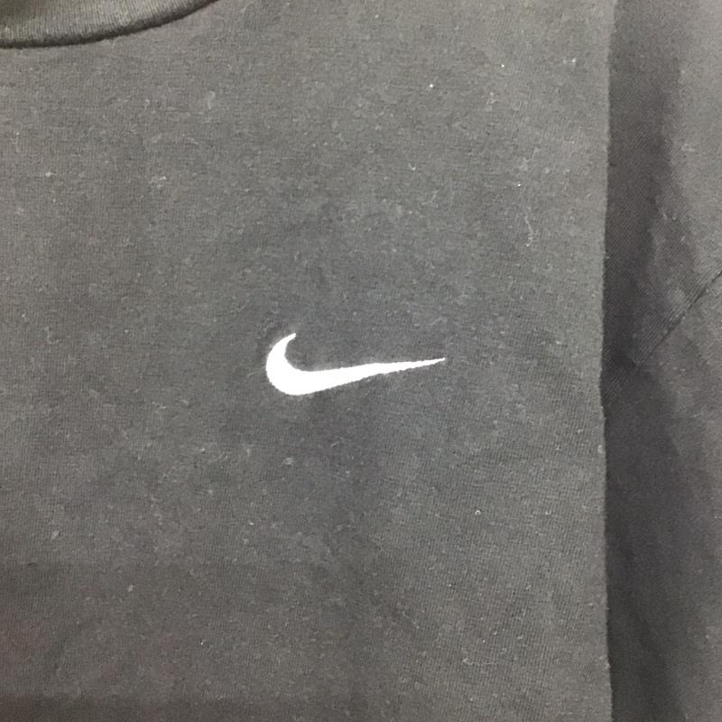 ナイキ NIKE Tシャツ 半袖 半袖カットソー プリントTシャツ クルーネックカットソー M ロゴ、文字 黒 / ブラック /  メンズ USED 古着 中古 10142632