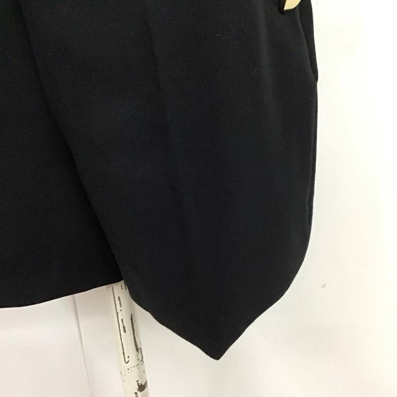 ザラ ZARA パンツ ショートパンツ 1608 032 800 ハイウエスト M 無地 黒 / ブラック /  レディース USED 古着 中古 10112981