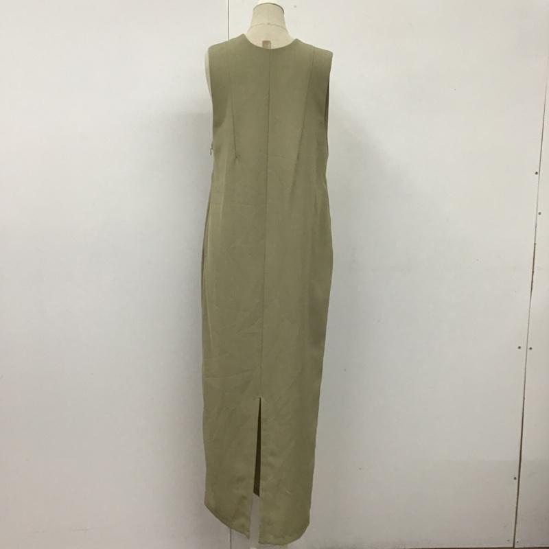 クラネ CLANE ワンピース ロングスカート 1 無地 薄緑 / ライトグリーン /  レディース USED 古着 中古 10105889