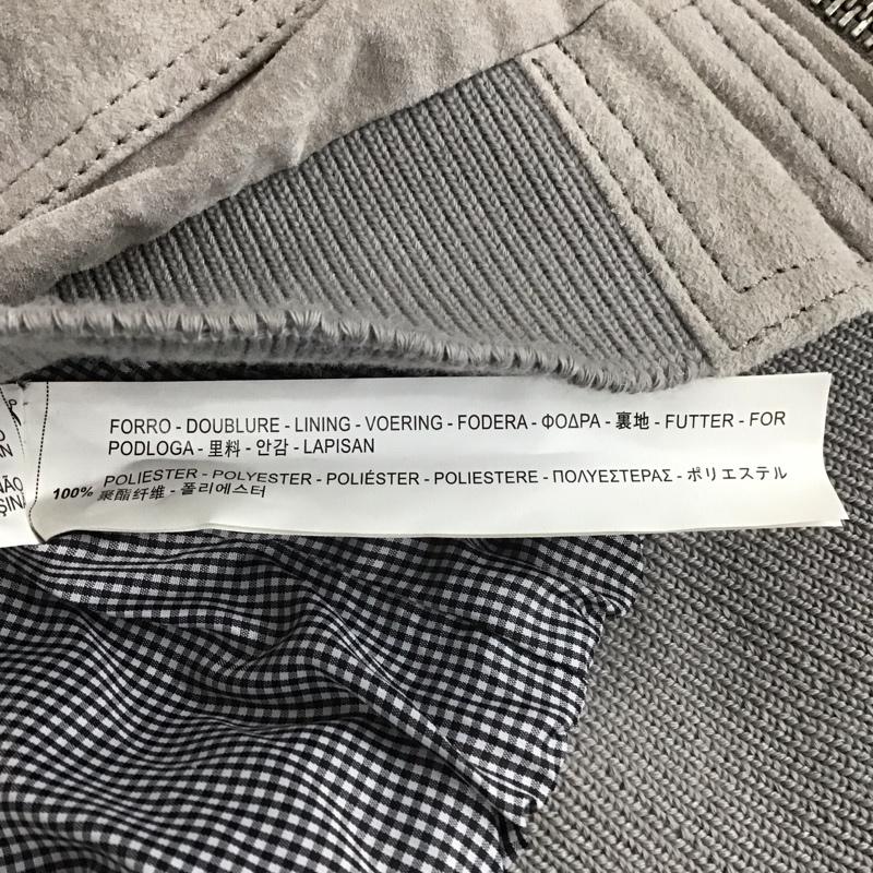 ザラメン ZARA MAN ジャケット、上着 ジャケット、ブレザー ジップアップジャケット ジャンパー ジャケット カジュアルジャケット アウター S 無地 灰 / グレー /  メンズ USED 古着 中古 10108048
