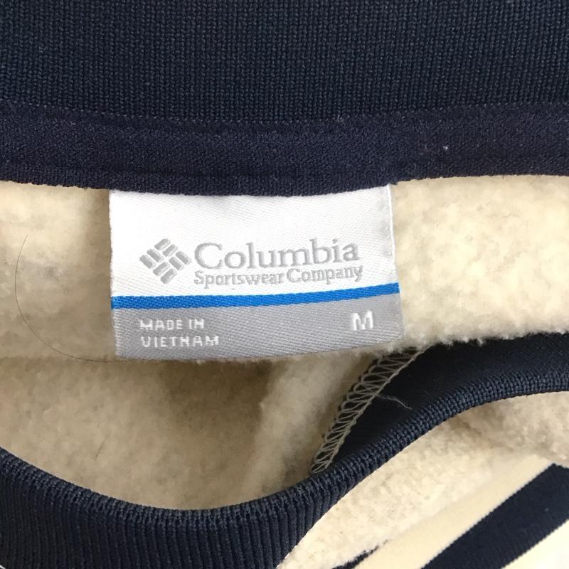 コロンビア Columbia カットソー 長袖 長袖カットソー クルーネックカットソー ラグラン M ロゴ、文字 ベージュ / ベージュ /  メンズ USED 古着 中古 10126388