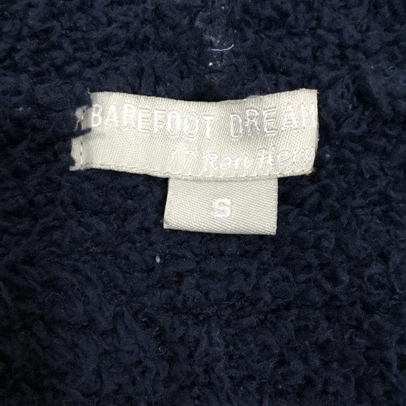 ベアフットドリームズ BAREFOOT DREAMS パーカー 長袖 S 無地 紺 / ネイビー /  メンズ USED 古着 中古 10108953