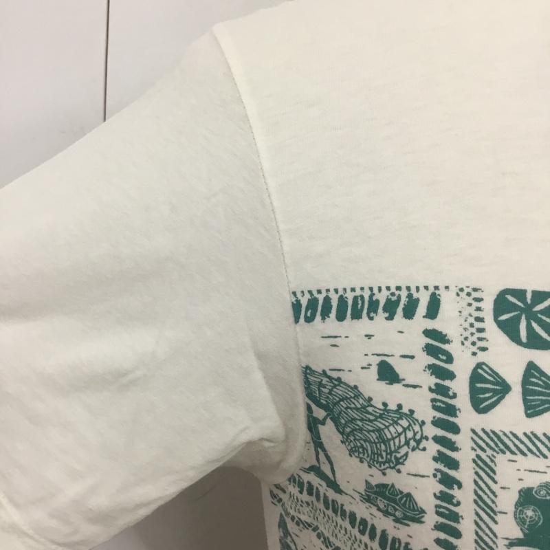 パタゴニア patagonia Tシャツ 半袖 39196sp18 半袖カットソー プリントTシャツ クルーネックカットソー S プリント 白 / ホワイト /  メンズ USED 古着 中古 10120844