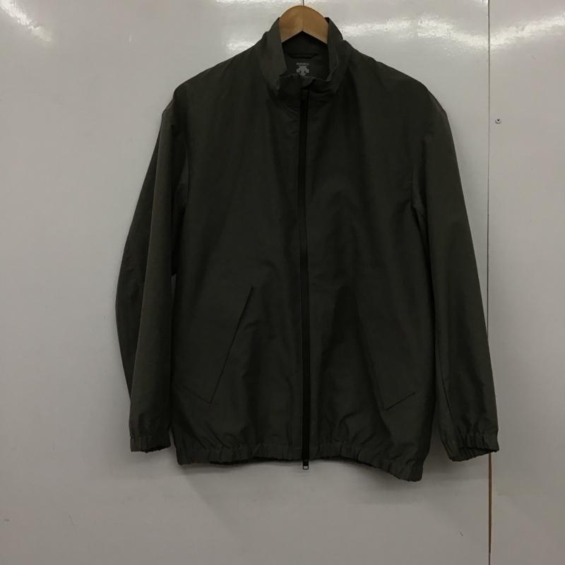 デサント DESCENTE ジャケット、上着 ジャンパー、ブルゾン ジップアップジャケット ナイロンジャケット アウター S 無地 カーキ / カーキ /  メンズ USED 古着 中古 10149209