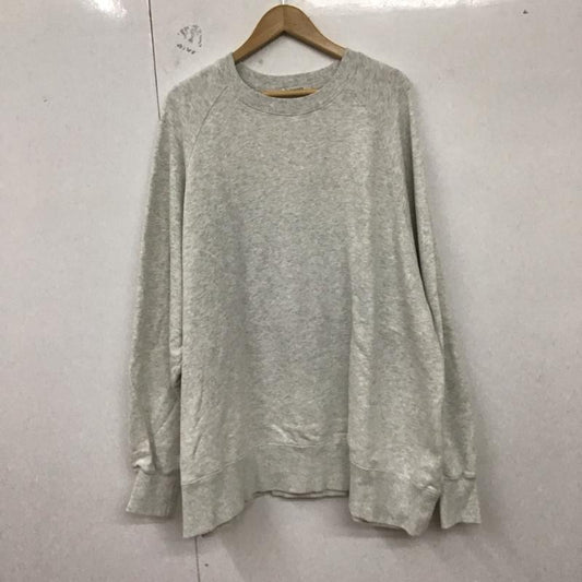 ジーナシス JEANASIS トレーナー 長袖 JS063853CF ヴィンテージウラケBIGプルオーバー FREE 無地 灰 / グレー /  レディース USED 古着 中古 10129491